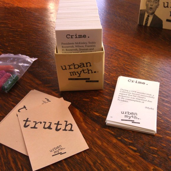 Urban Myth Board Game "MYTH" or "TRUE" Celebrity Health Classics Nature Business - Picture 4 of 16